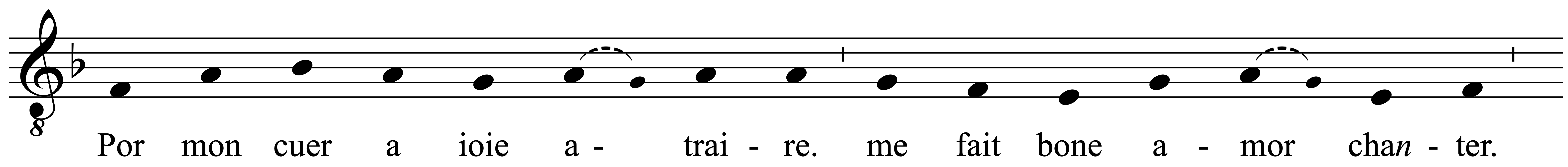 Work musical notation